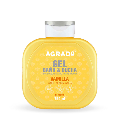 AGRADO VANILLA SHOWER AND BATH GEL 750ML