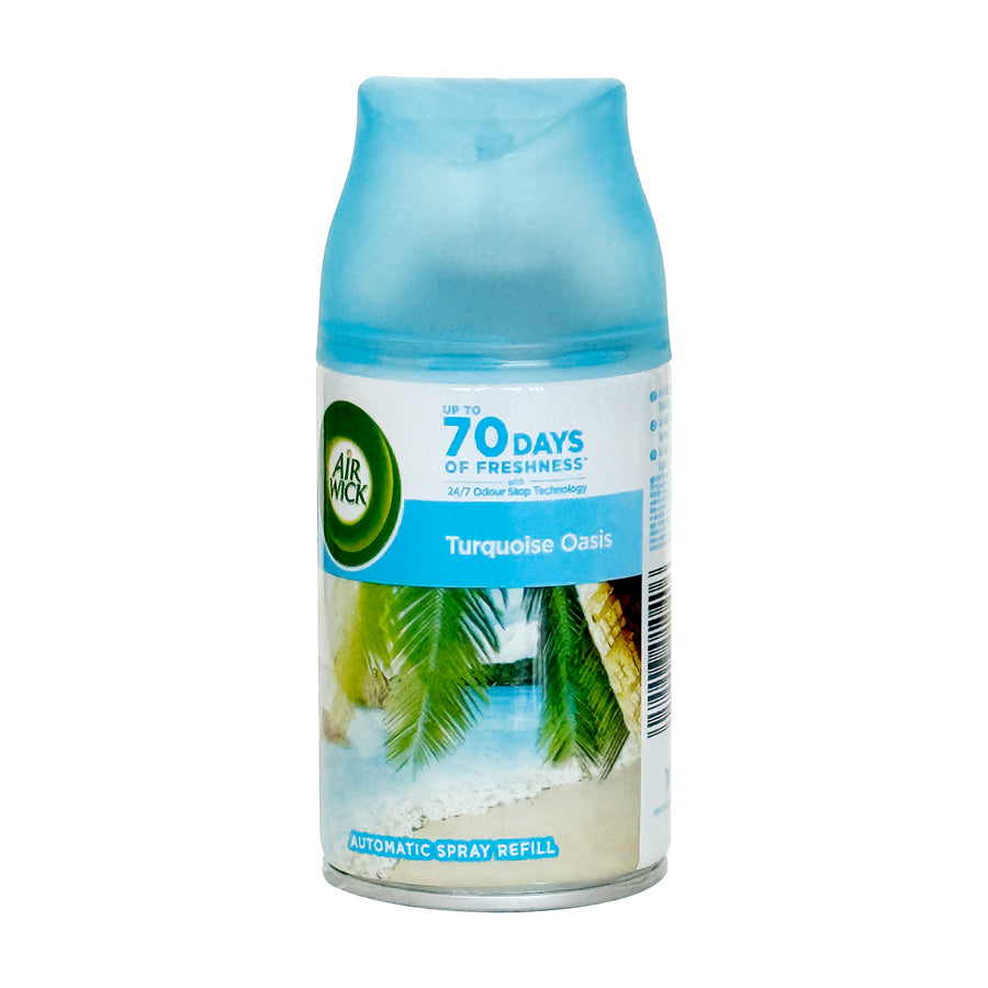 AIR WICK DEO MATIC RIC.250ML TORQUOISE