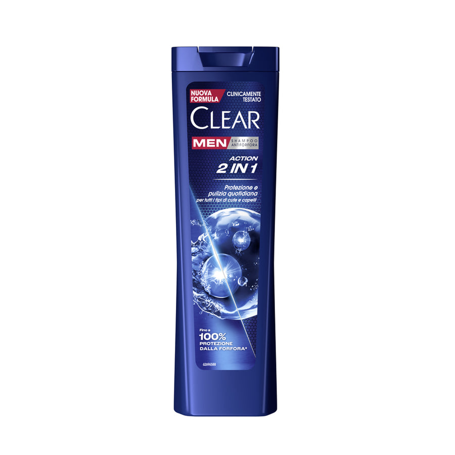 Klares Shampoo für Herren, 225 ml, 2-in-1-Wirkung