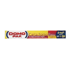 DOMO PAK CARTA FORNO 25+3 FOGLI