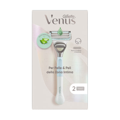 GILLETTE VENUS INTIMATE RAZOR 3 BLADES + 2 RIC.