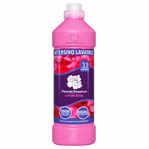 Peonia Essence detersivo lavatrice Fiori Rosa 33 lavaggi 1 L