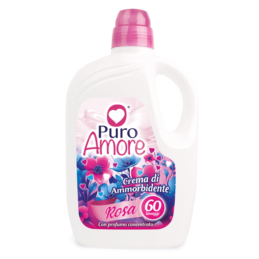 PURO AMORE FABRIC SOFTENER 60 WASHES PINK