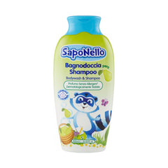 SAPONELLO BAGNO & SHAMPOO 400ML PERA