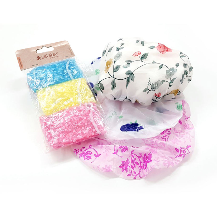 SETABLU SHOWER CAP X3