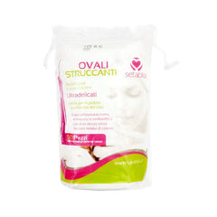 SETA BLU DISCHETTI OVALI X50PZ