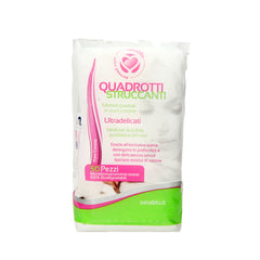 SETA BLU QUADROTTI STRUCCANTI X50PZ