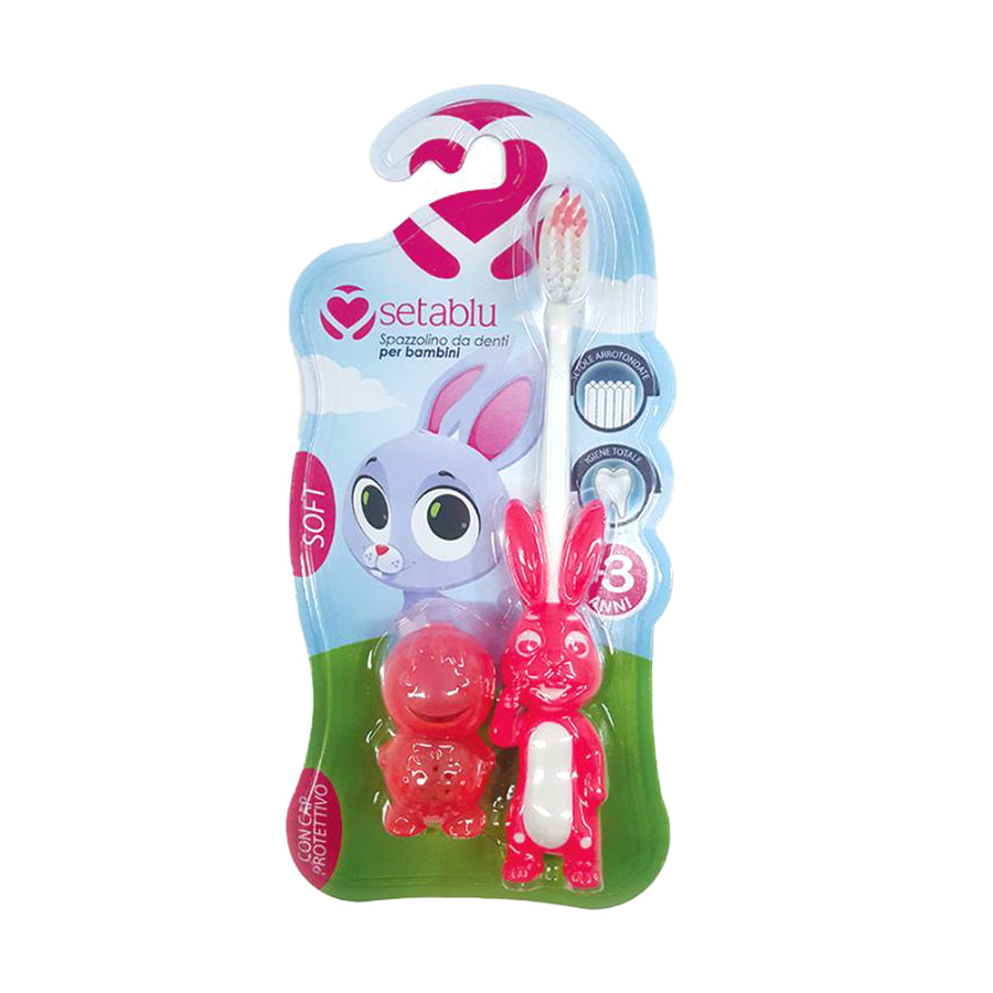 SETABLU BABYZAHNBÜRSTE HASE + KAPPEN