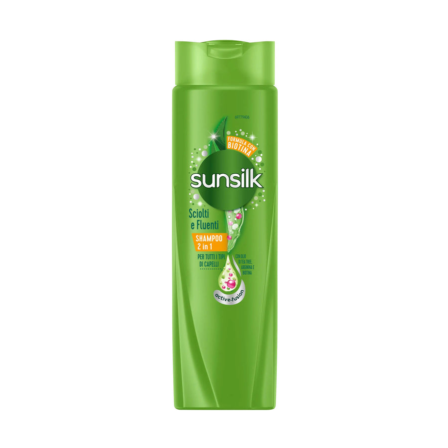 SUNSILK SHAMPOO SCIOLTI E FLUENTI 2IN1 250ML