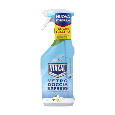 VIAKAL Duschglas-Sprühflasche 470ml Feder