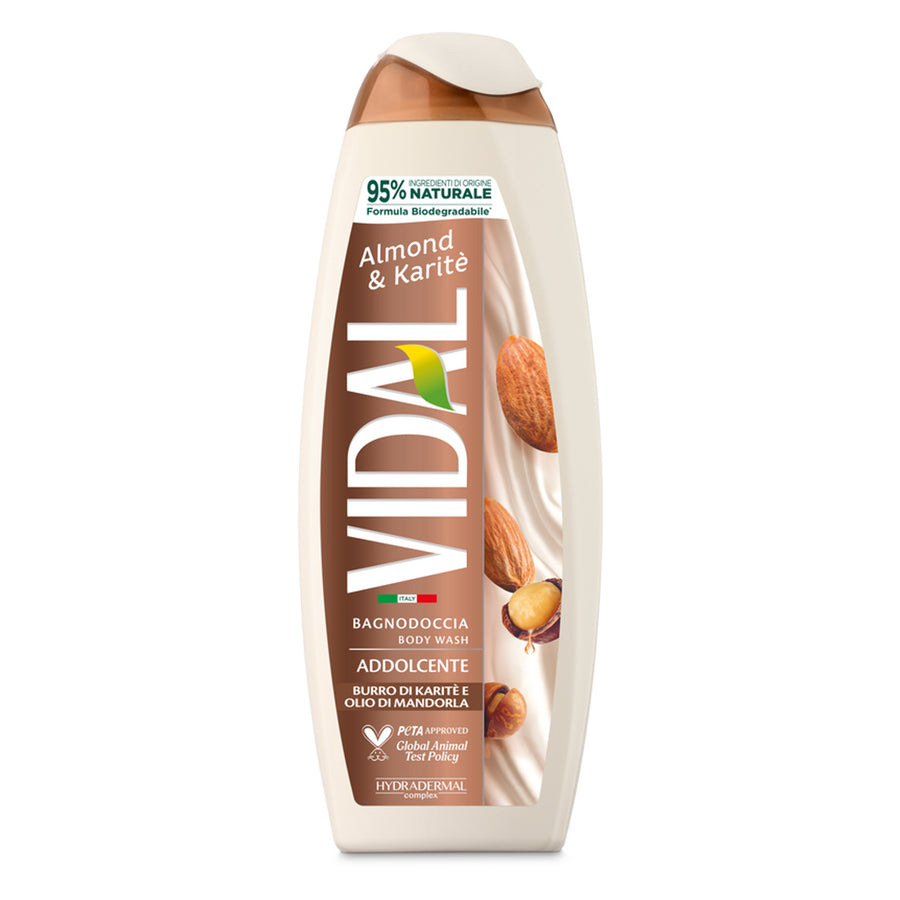 VIDAL CREMEDUSCHE 500ML MANDEL & SHEANUSS