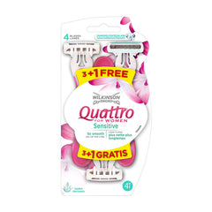 WILKINSON QUATTRO SMOOTH SENSITIVE X 4 RASOI