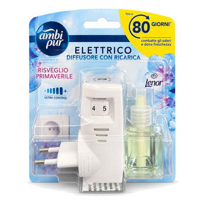 AMBI PUR DEO ELETTRICO COMPLETO + RICARICA 30GG RISVEGLIO PRIMAVERILE