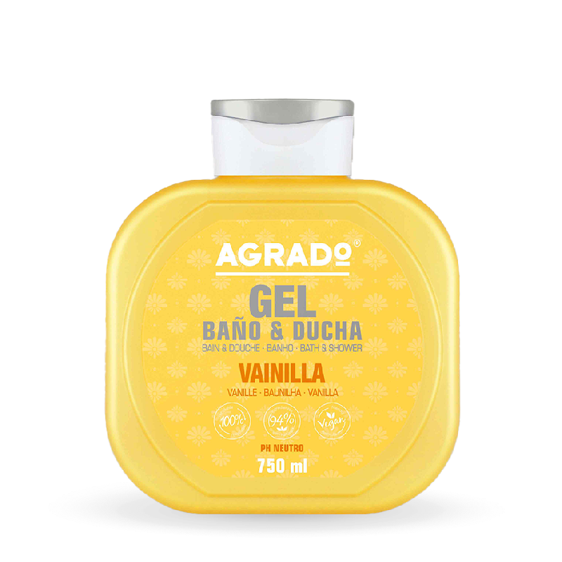 AGRADO DUSCH- UND BADEGEL VANILLE 750ML