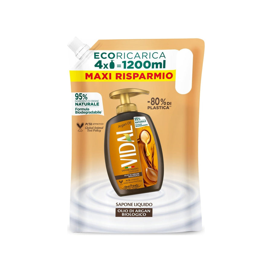 VIDAL ECORICARICA SAPONE LIQUIDO OLIO DI ARGAN 1200ML