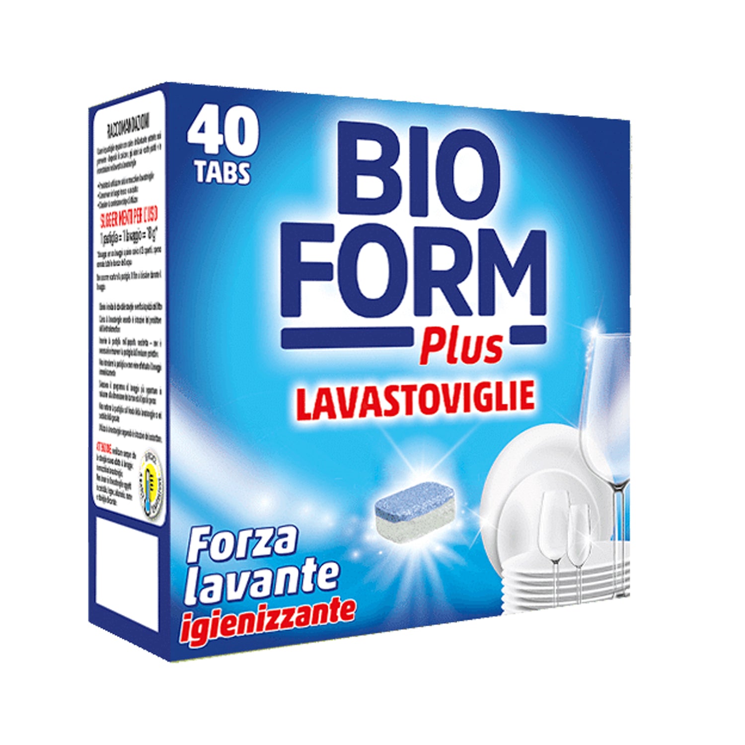 BIO FORM LAVASTOVIGLIE X40 TABS