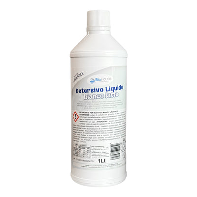 BIOHOUSE DETERSIVO LIQUIDO BIANCO LATTE 1L