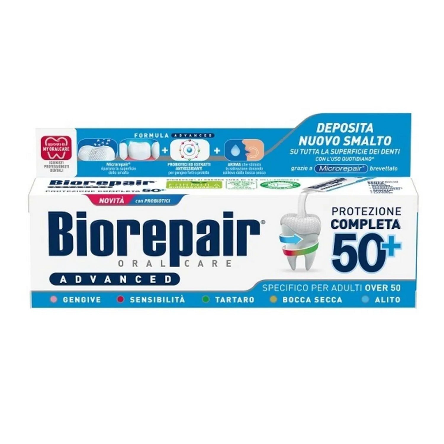 BIOREPAIR DENTIFRICIO 75ML PROTEZIONE COMPLETA 50+