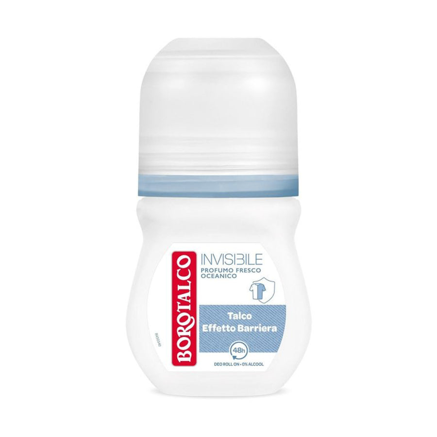 BOROTALCO DEO ROLL ON 50ML INVISIBLE TALC