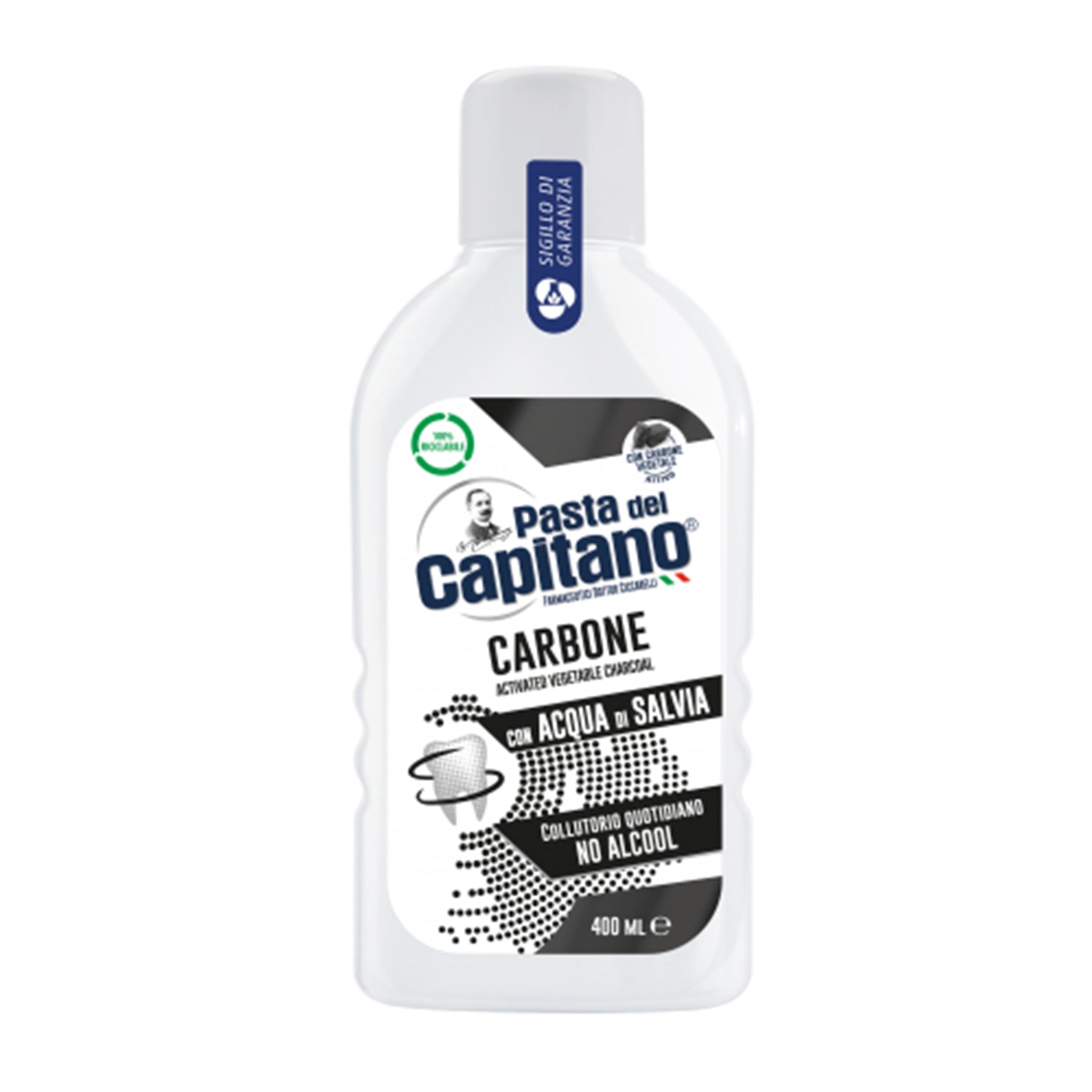 CAPITANO COLLUTORIO 400ML CARBONE