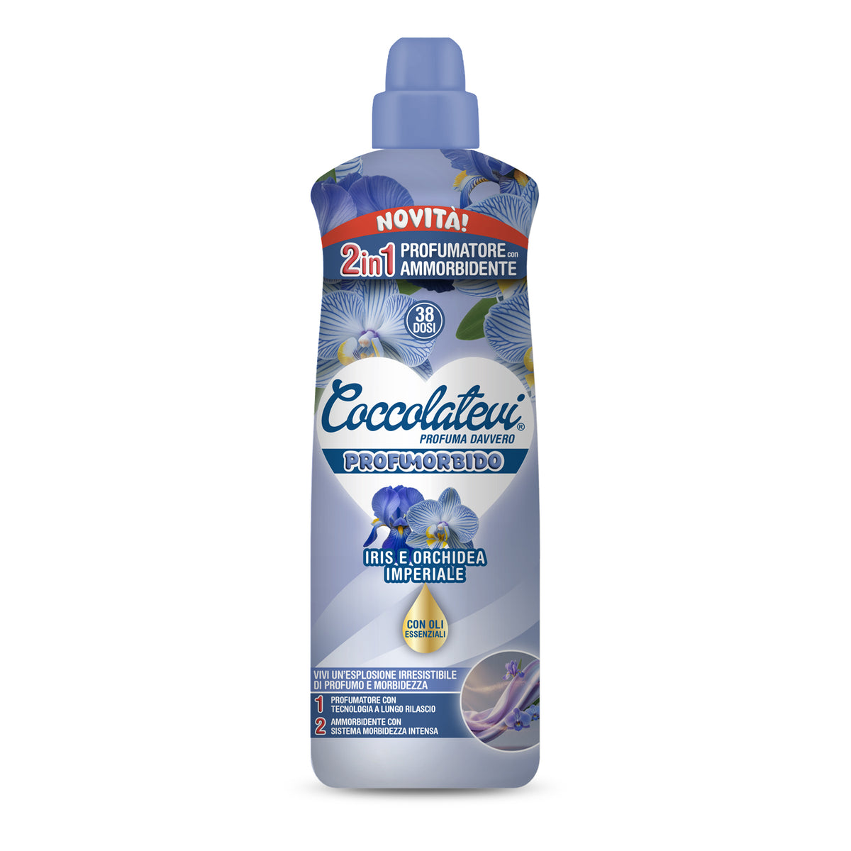 COCCOLATEVI AMMORBIDENTE 2IN1 IRIS E ORCHIDEA IMPERIALE 760ML