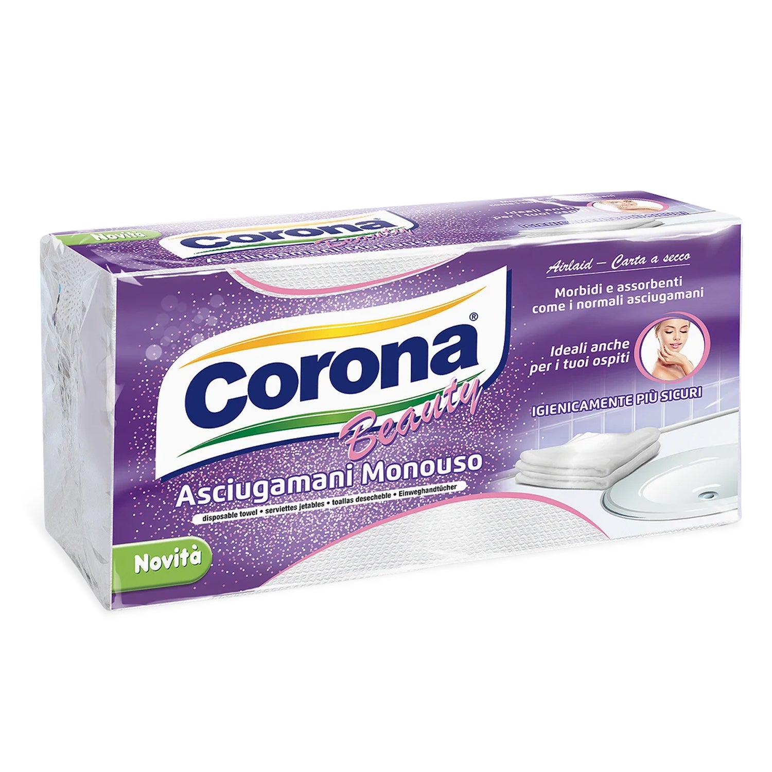 CORONA ASCIUGAMANI MONOUSO 68X34