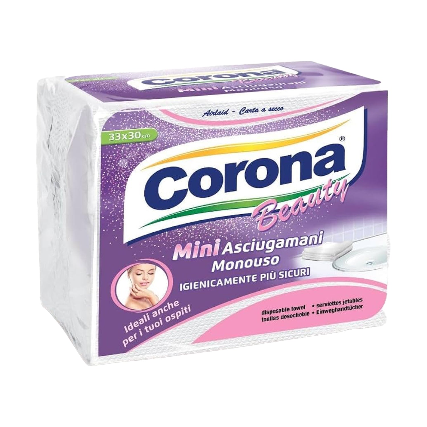 CORONA MINI ASCIUGAMANI 33X30