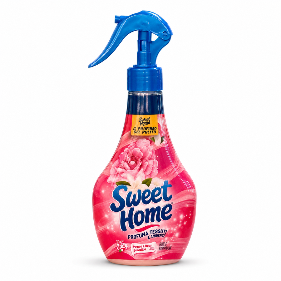 SWEET HOME PROFUMATORE TESSUTI 250ML PEONIA E ROSA SELVATICA