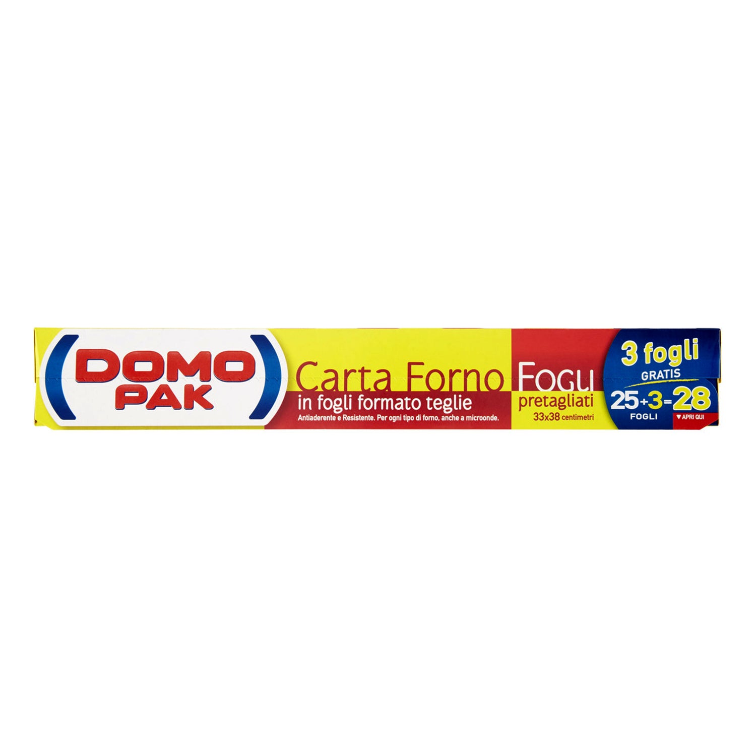 DOMOPAK CARTA FORNO 25+3 FOGLI