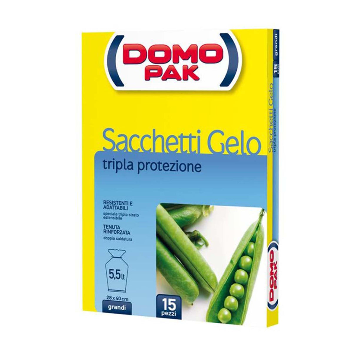 DOMO PAK SACCHI GELO GRANDE 15PZ