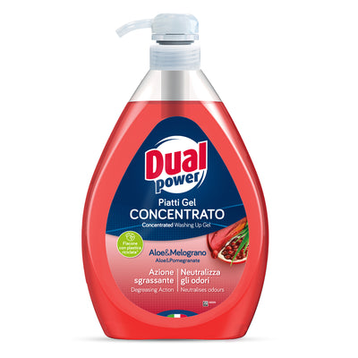 DUAL PLATES DISPENSER 1LT ALOE POMEGRANATE