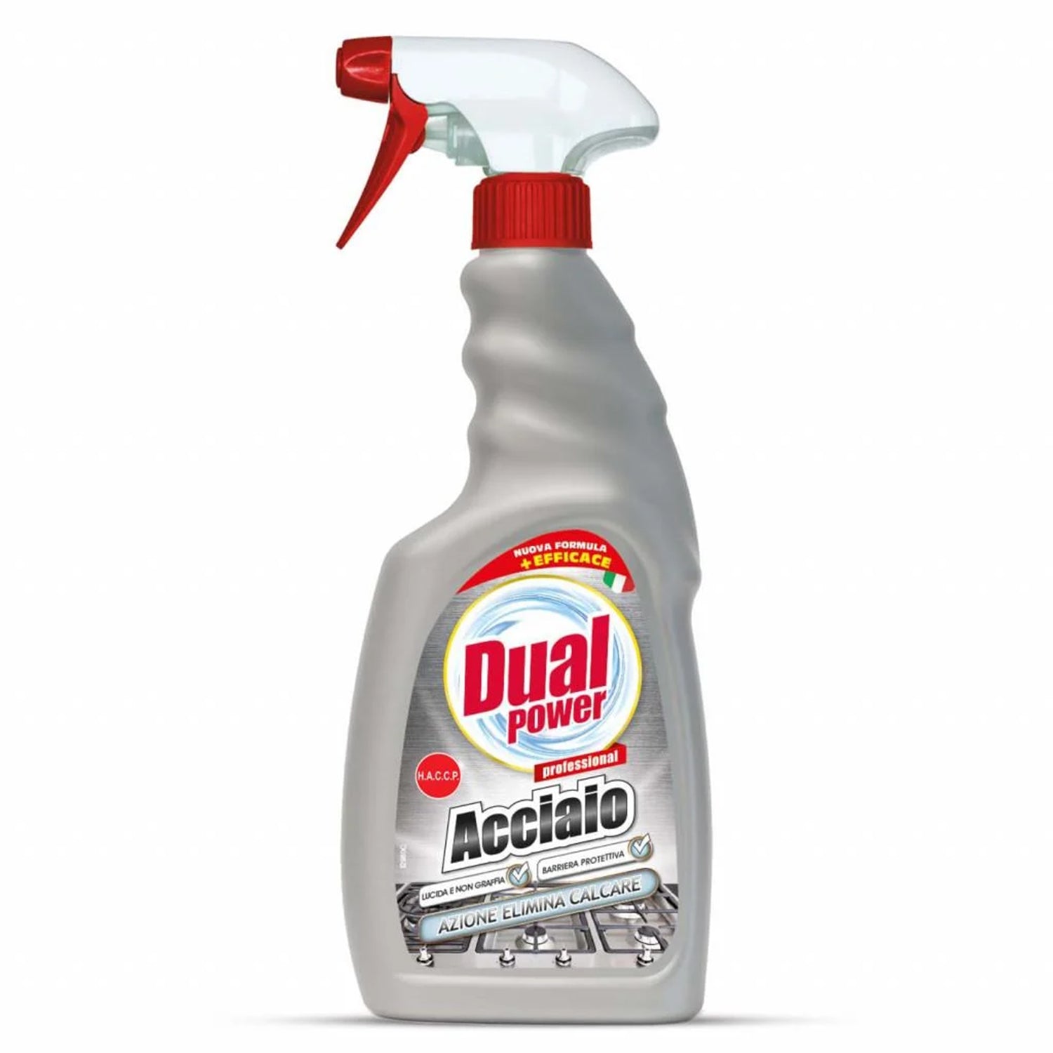 DUAL SPRAY ACCIAO 500ML