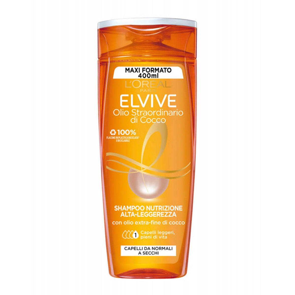 ELVIVE SHAMPOO 400ML OLIO STRA COCCO