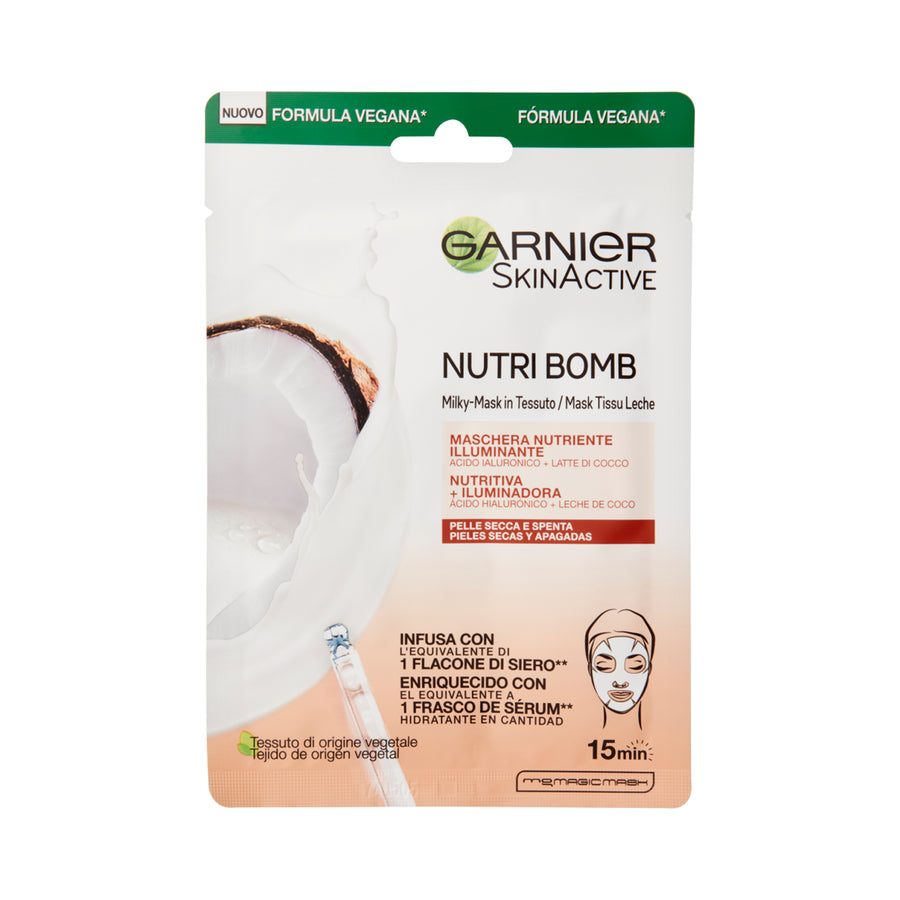 GARNIER SKINACTIVE NUTRI BOMB FACE MASK FOR DRY AND DULL SKIN 