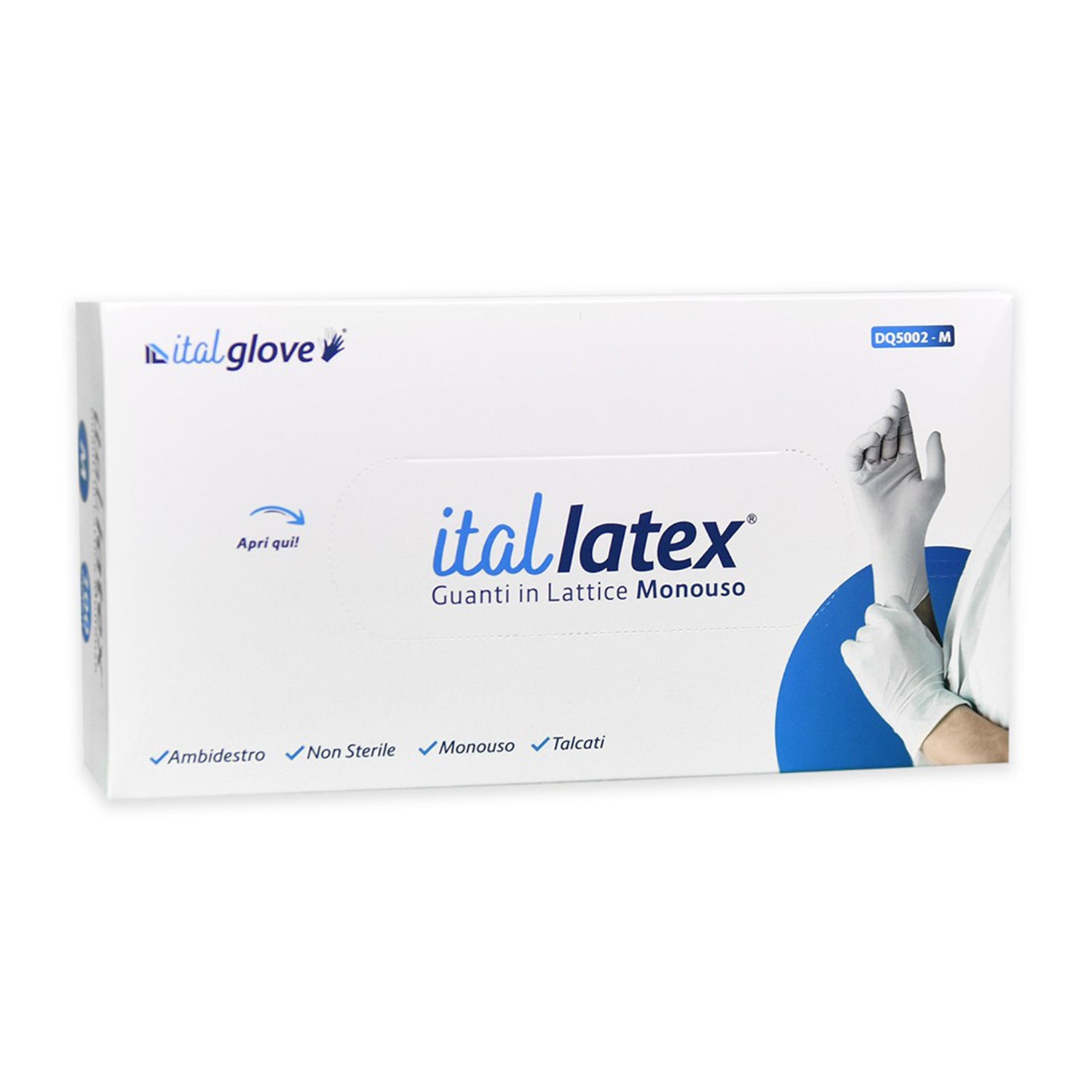 ITALLATEX GUANTI IN LATTICE X100PZ M