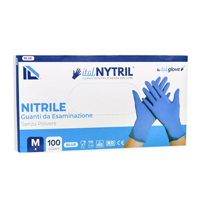 ITALNYTRIL BLAUE HANDSCHUHE X100PZ M
