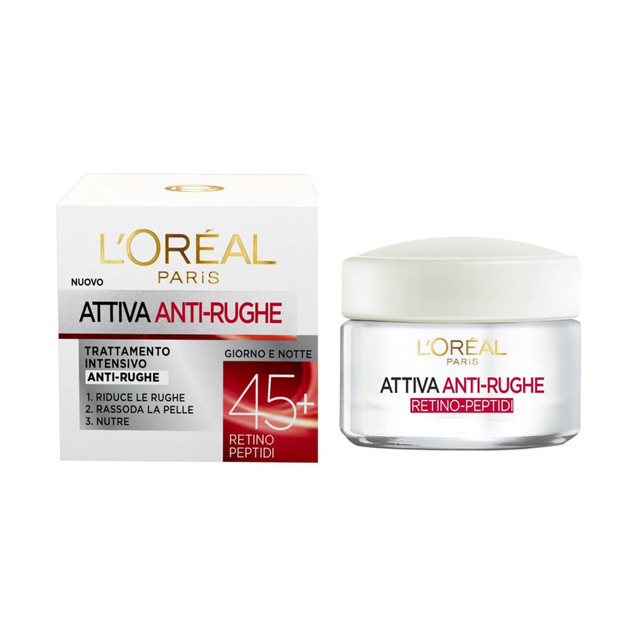 L'OREAL ANTI-WRINKLE FACE CREAM 50ML 45+