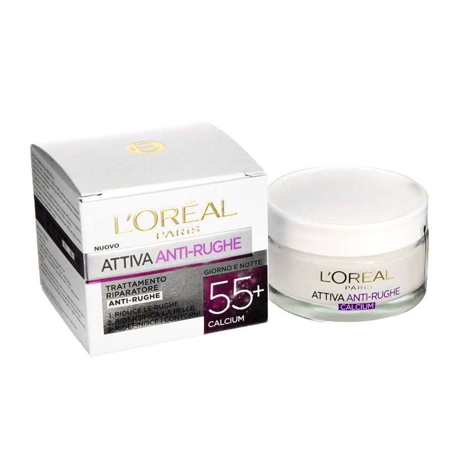 L'OREAL ANTI-WRINKLE FACE CREAM 50ML 55+