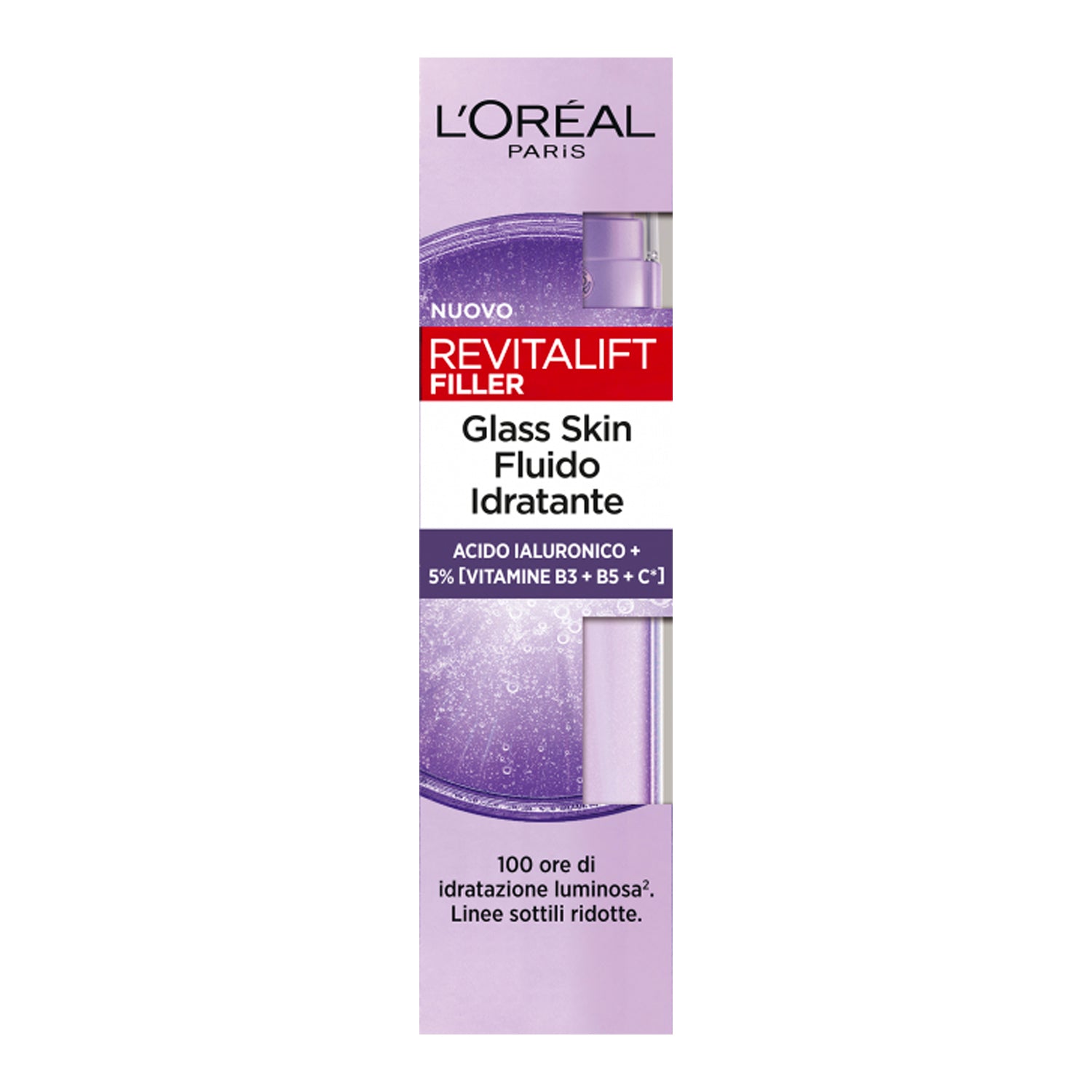 L'OREAL REVITALIFT GLASS SKIN FLUIDO  IDRATANTE 50ML