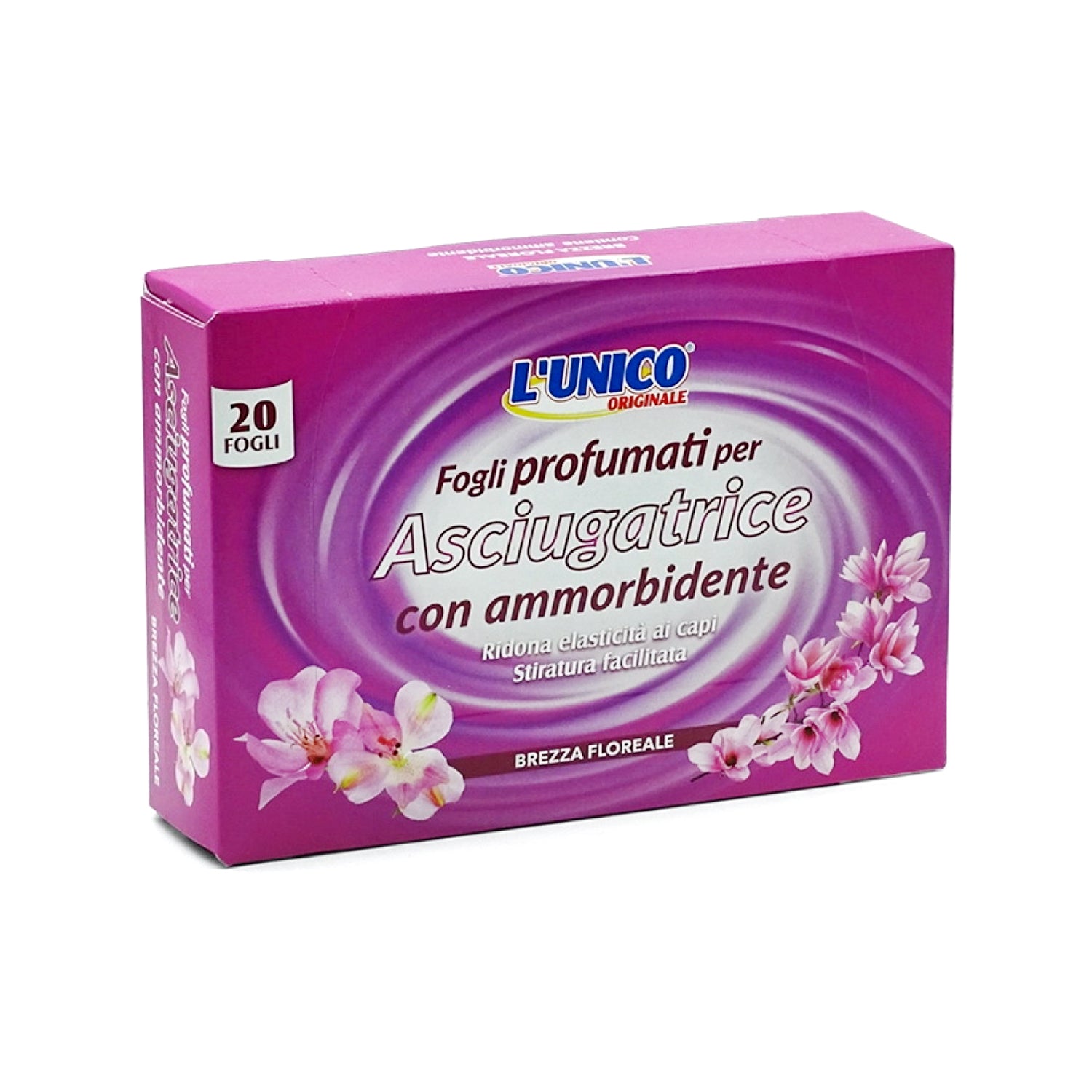 L’UNICO FOGLI ASCIUGATRICE X20 BREZZA FLOREALE