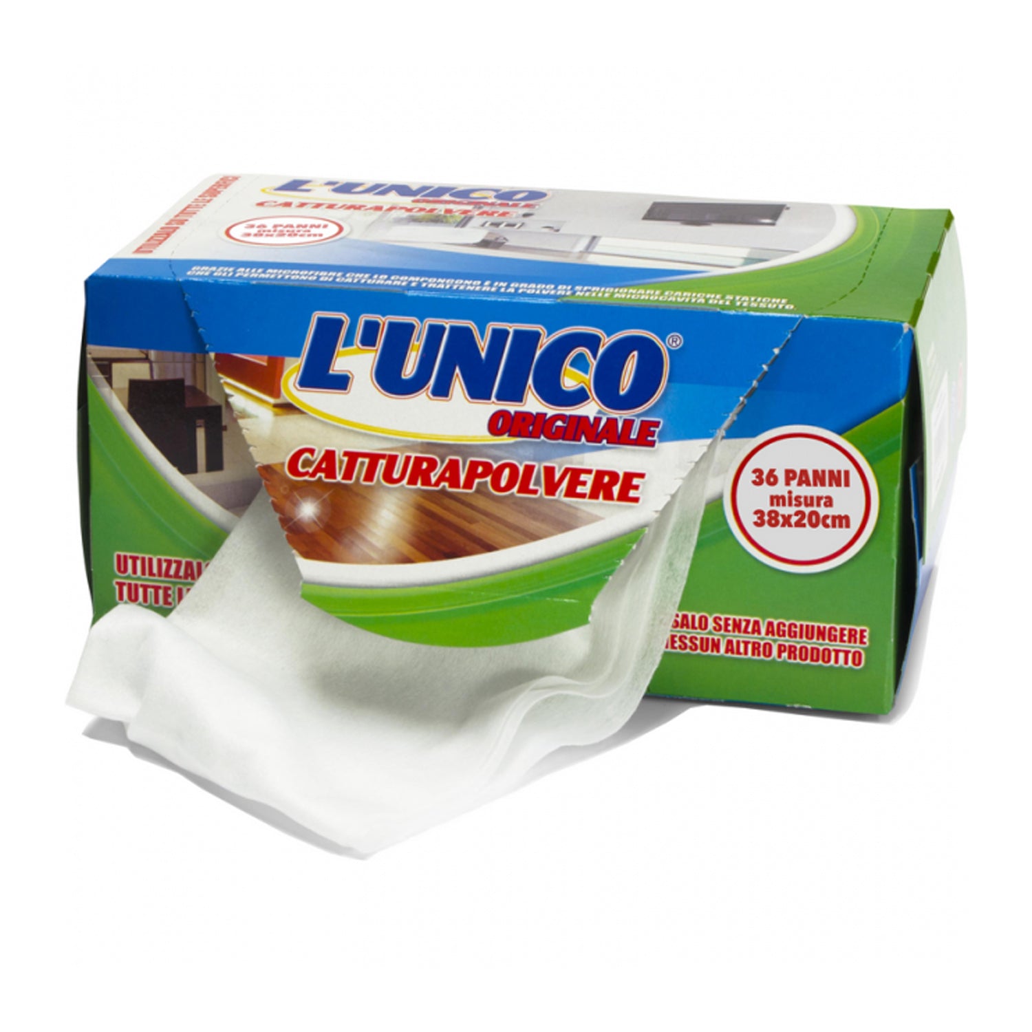 L'UNICO PANNI CATTURA POLVERE 38x20 x36