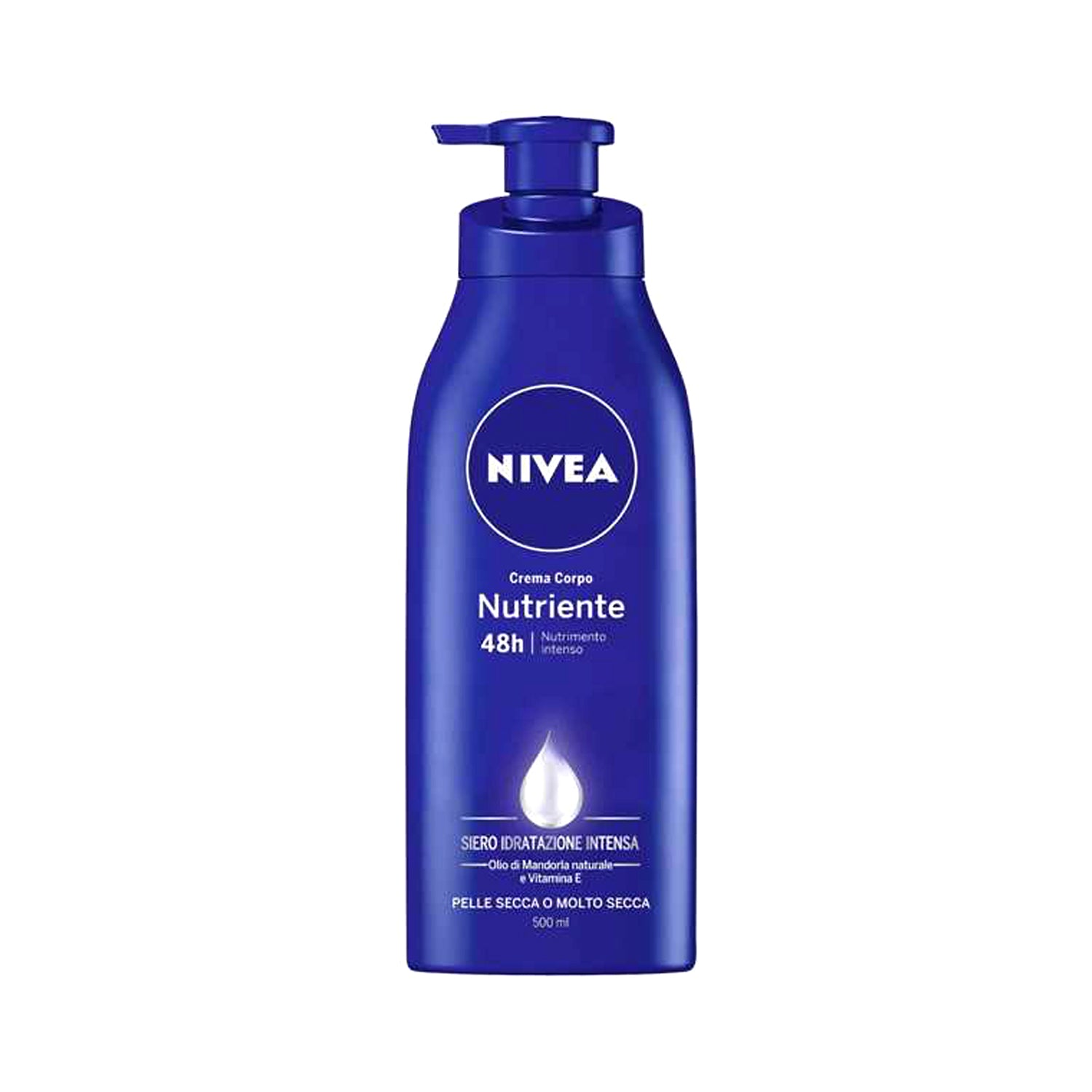 NIVEA BODY PUMP 500ML NUTRIENTE