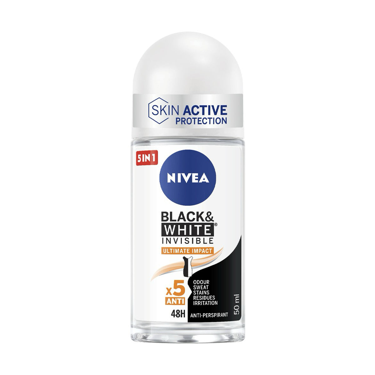 NIVEA DEO ROLL-ON 50ML S&amp;W INVISIBLE ULTIMATE
