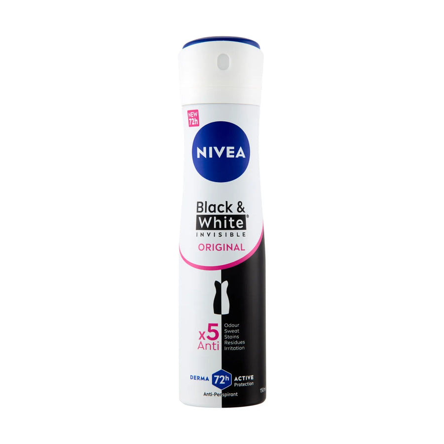 NIVEA DEO SPRAY 150ML S&amp;W INVISIBLE ORIGINAL