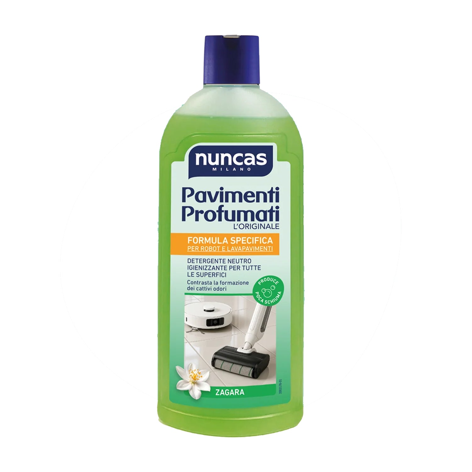 NUNCAS PAVIMENTI PROFUMATI ROBOT ZAGARA 500 ML