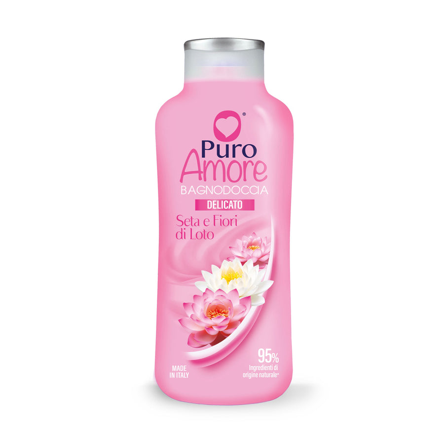 PURE LOVE SHOWER GEL 650 ML SILK AND LOTUS FLOWER