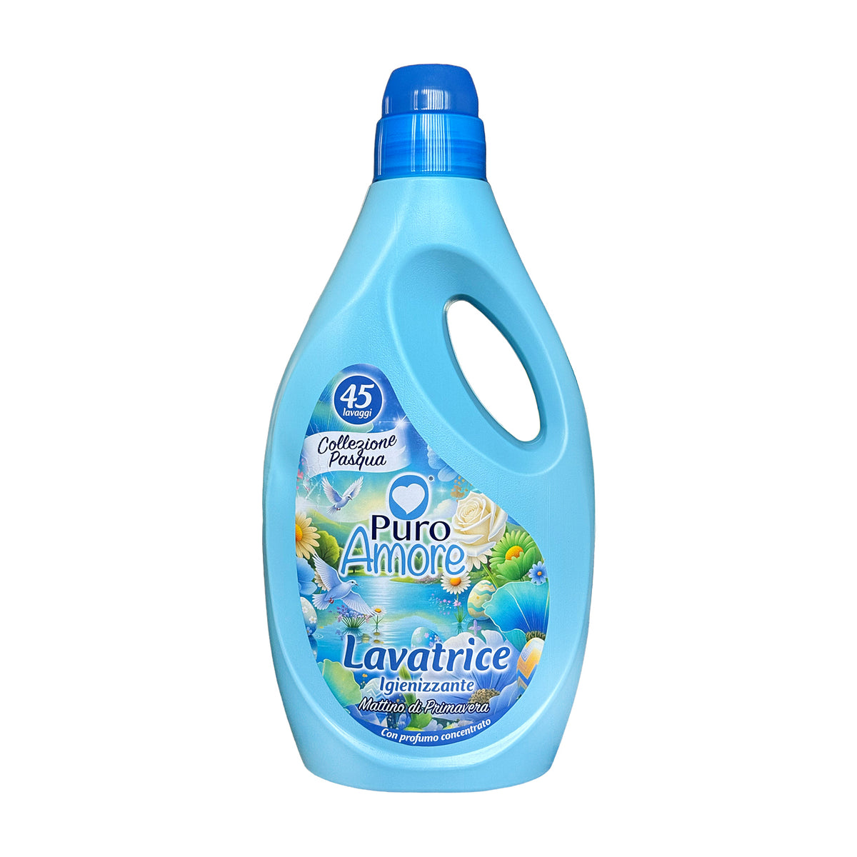 PURO AMORE DETERSIVO LAVATRICE 45 LAVAGGI PRIMAVERA PASQUA