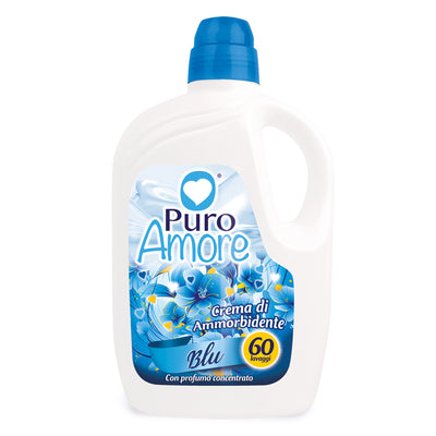 PURE LOVE FABRIC SOFTENER 60 WASHES BLUE