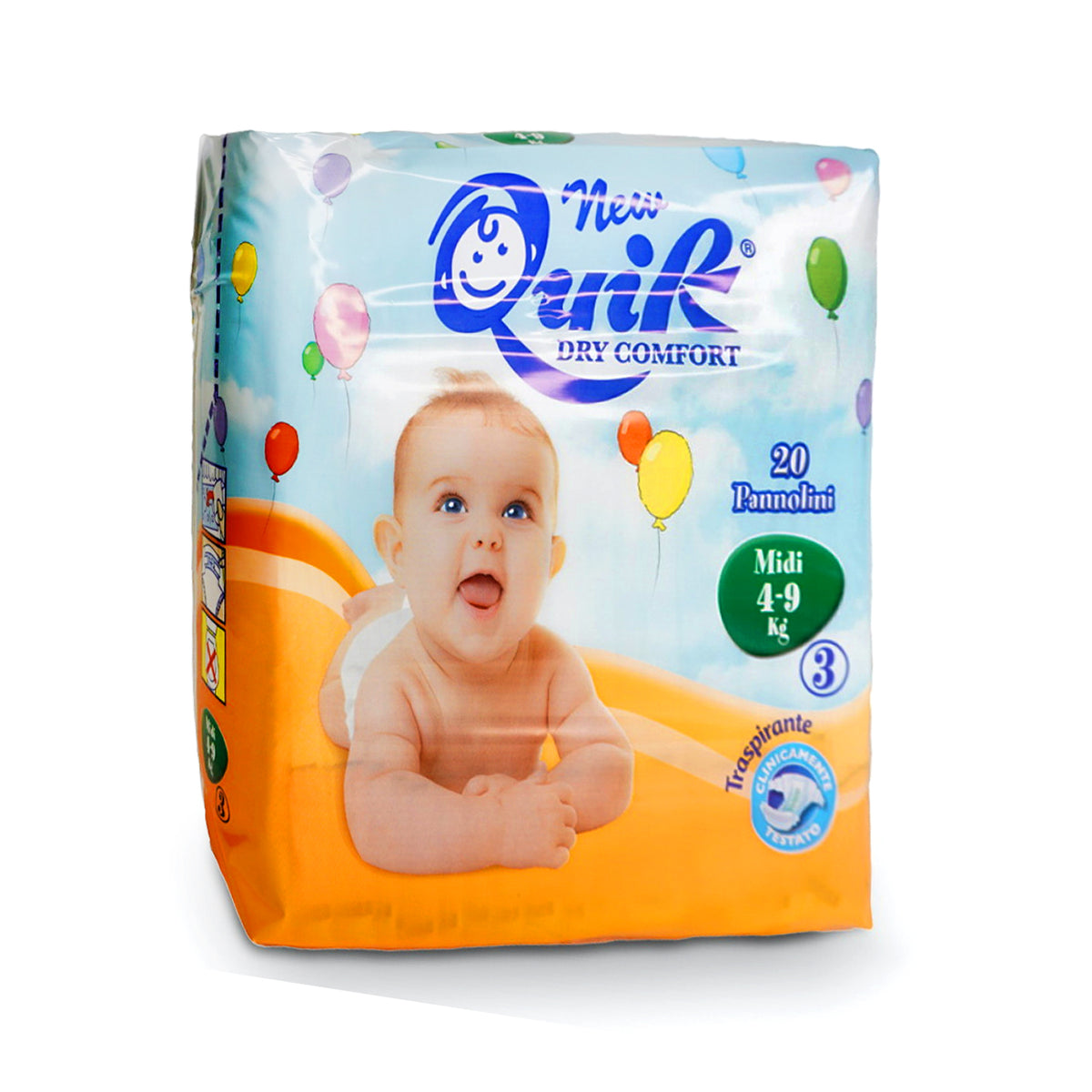 QUIK PANNOLINI TAGLIA 3  4-9KG X20PZ