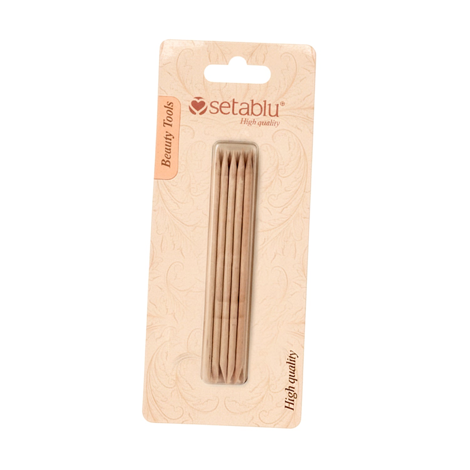 SETABLU BASTONCINI MANICURE IN LEGNO X10